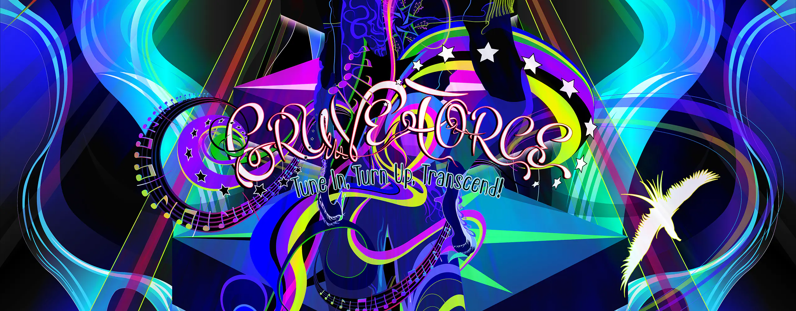 gruve force page header image with decorative text logo.