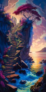 Read more about the article Coast Digital Art – Stairway by Sampad Art